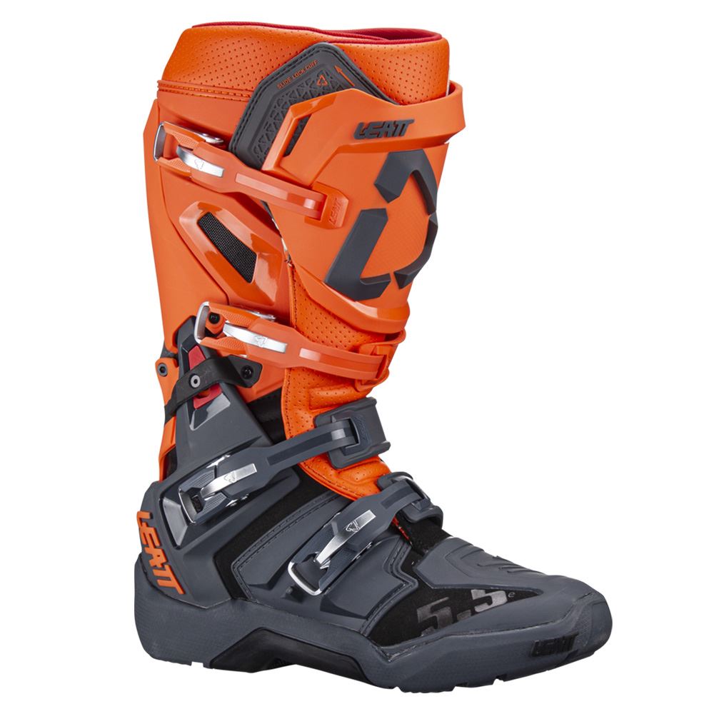 Leatt 2026 Motocross Boots 5.5 Flexlock Enduro Orange